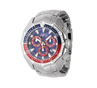 Invicta Men's 44296 Akula Quartz Chronograph Blue, Red, Dark Blue Dial Watch