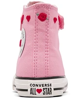 Converse Little Girls' Chuck Taylor All Star Valentine's Day High Top Casual Sneakers from Finish Line