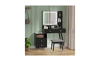 Slickblue Wall-Mounted Mirror Cabinet – Stylish Bathroom Storage Organizer with Shelves