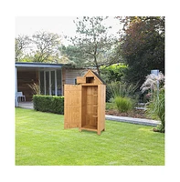 Arrow Shed with Single Door – Durable Outdoor Storage Shed for Garden Tools and Equipment