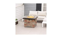 Fire Pit Table for Outdoor Heating and Stylish Patio Gathering