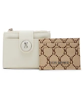 Steve Madden Bjadyn-f Zipper Flower Box Wallet