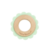 GooseWaddle Lion Mint Animal Teether Wooden + Silicone