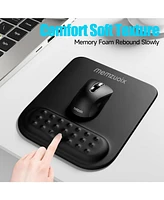memzuoix Ergonomic Mouse Pad + Usb Wired Mouse for Laptop, Desktop, Pc, MacBook