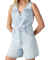 Levi's Women's Denim Vest Romper