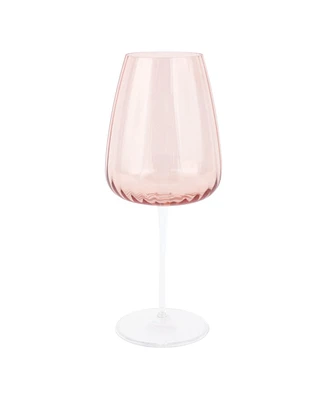 Vietri Francesca Blush Wine Glass