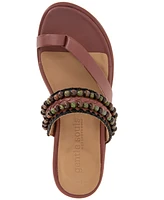 Gentle Souls Women's Lentini Beaded Flat Sandals