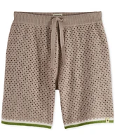 Scotch & Soda Men's Relaxed-Fit Knit Crocheted Shorts