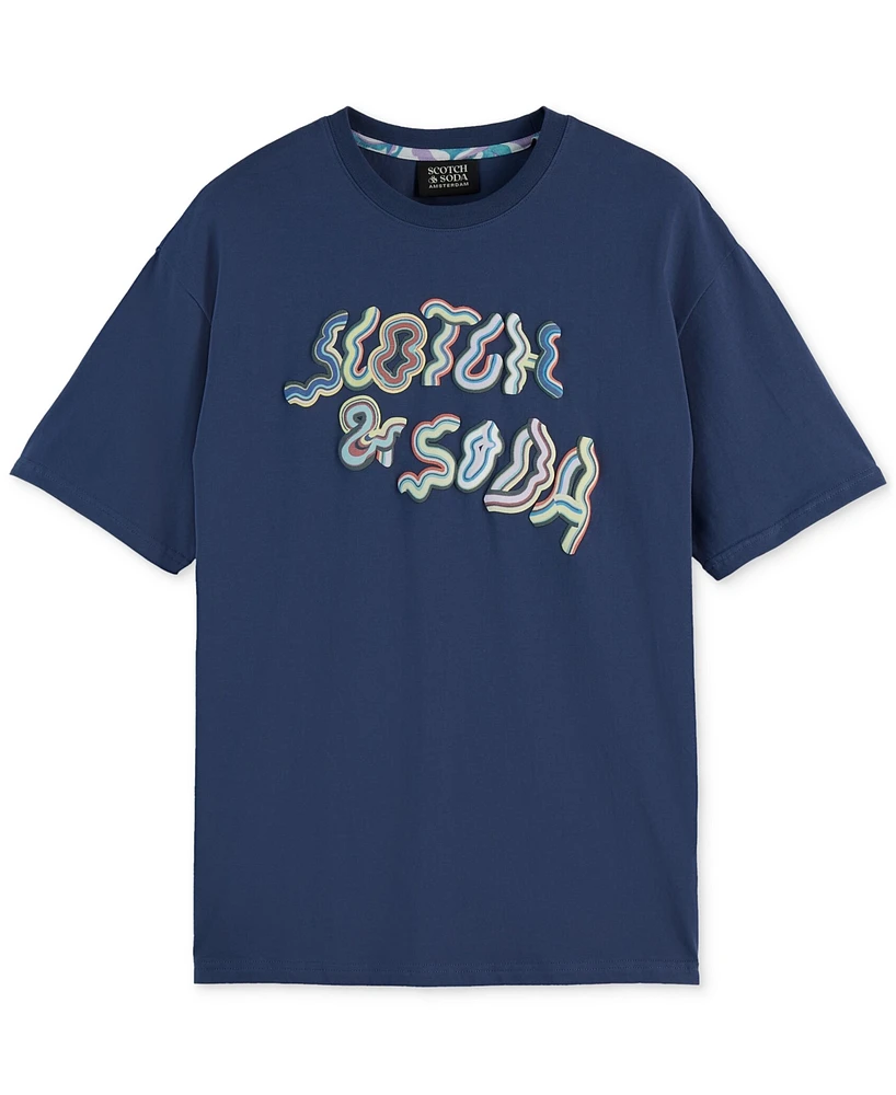 Scotch & Soda Men's Relaxed-Fit Logo Graphic T-Shirt