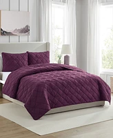 Vcny Home Lucy Pinsonic Diamond 3-Pc. Quilt Set