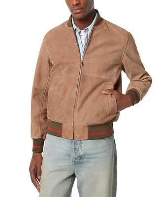 Scotch & Soda Men's Suede Bomber Jacket