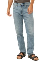 Silver Jeans Co. Men's Eddie Classic Athletic Fit Tapered Leg Luxe Heritage