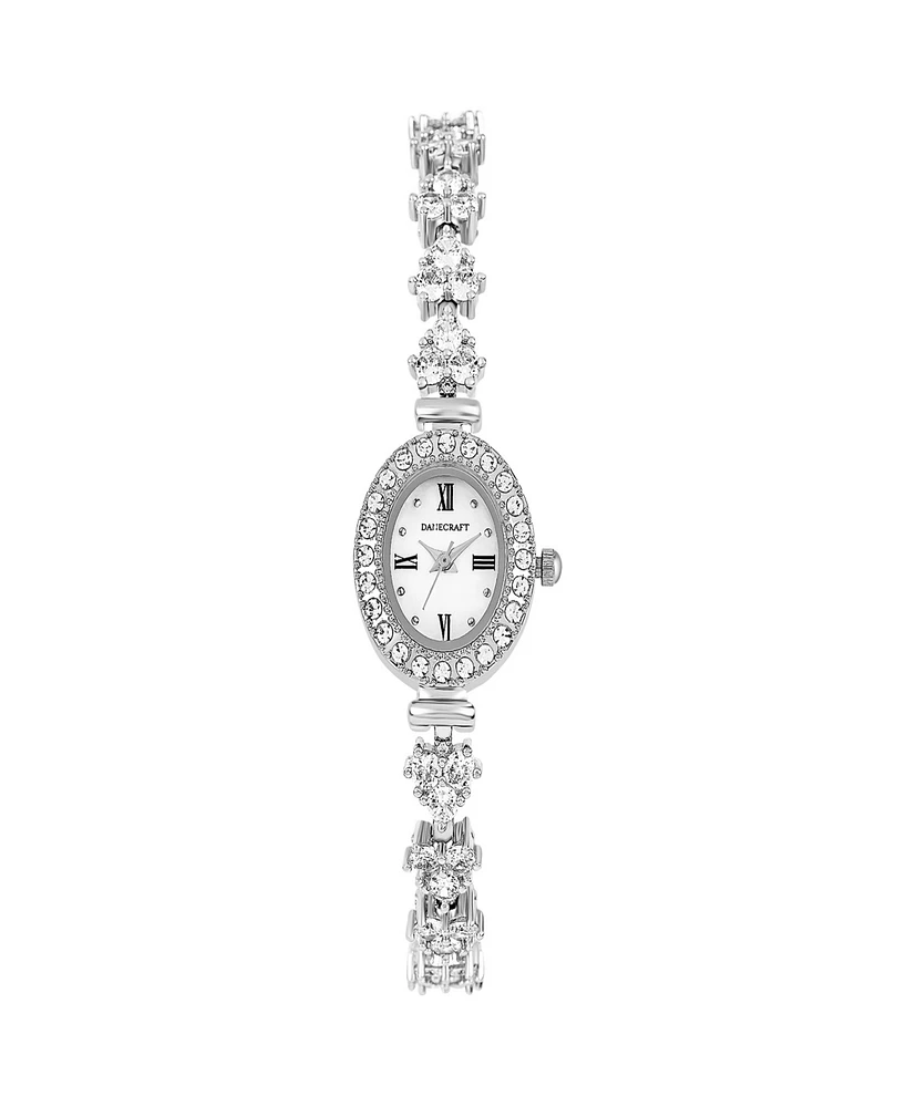 Danecraft Women's Fine Silver-Plated Analog Watch