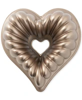 Nordic Ware Cast Aluminum Nonstick 11" Elegant Heart Bundt Pan