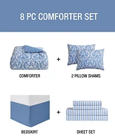 Mytex Cassia Floral 8-Pc. Comforter Sets, Exclusively at Macy's