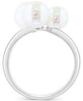 Effy Cultured Freshwater Pearl (6, 7, 8mm) Trio Ring in Sterling Silver
