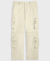 Mode of One Men's Relaxed-Fit Convertible Twill Cargo Pants, Exclusively at Macy's