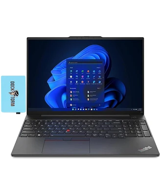 Lenovo ThinkPad E16 Business Laptop, 16" Wuxga Display (Amd Ryzen 7 7730U 8-Core, 40GB Ram, 2TB PCIe Ssd, Amd Radeon, WiFi 6, Bt 5.1, Windows 10 Pro)