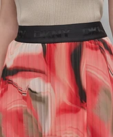 Dkny Women's Pleated Asymmetrical-Hem Skirt