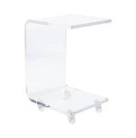 Rollins Acrylic Bar Cart