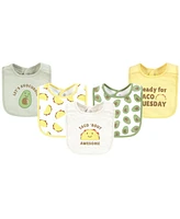 Hudson Baby Infant Boy Cotton Bibs, Taco Tuesday, One Size