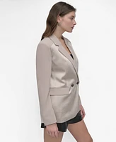 Dkny Women's Long-Sleeve Open-Back Jacket