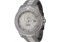 Invicta Men's 45673 Pro Diver Automatic 3 Hand Rhodium Dial Watch