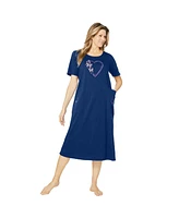 Dreams & Co. Women's Plus Sleep Shirt Tee