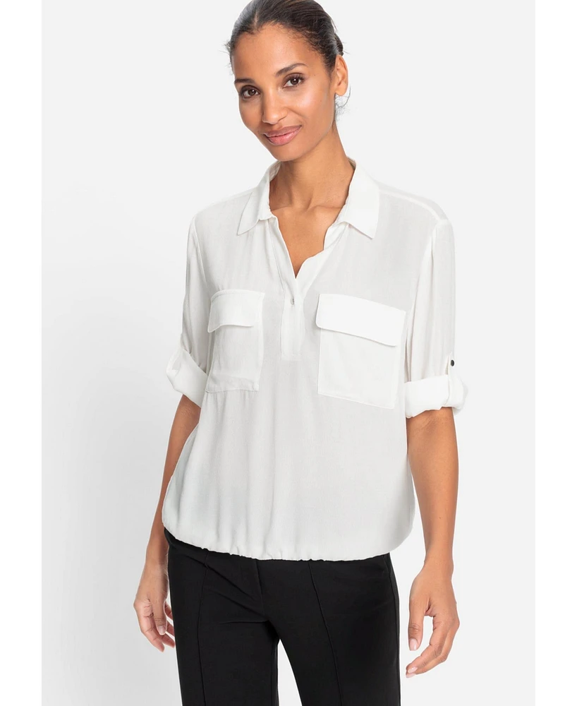 Olsen Collared Blouse