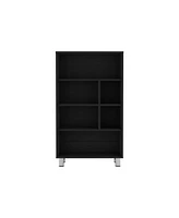 Akiak Bookcase, 6 shelves, 4 legs, White