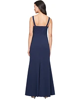 Alex Evenings Women's Rosette-Trim Bolero-Jacket Gown