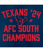 Fanatics Men's Navy Houston Texans 2024 Afc South Division Champions T-Shirt