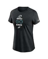 Nike Women's Black Philadelphia Eagles 2024 Nfl Playoffs T-Shirt