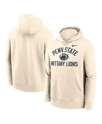 Nike Men's Cream Penn State Nittany Lions Arch Logo Pullover Hoodie