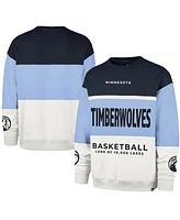 '47 Brand Men's and Women's Light Blue Minnesota Timberwolves 2024/25 City Edition On Five Maximalist Pullover Sweatshirt