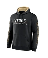 Fanatics Men's Black Vegas Golden Knights Big City Legacy Fleece Pullover Hoodie