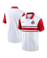 Nike Men's White Ohio State Buckeyes Vapor Performance Polo