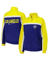 G-iii 4Her by Carl Banks Women's Royal Los Angeles Rams Post Game Full-Zip Track Jacket