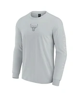 Fanatics Men's Gray Chicago Bulls Elements Strive Long Sleeve T-Shirt