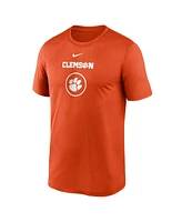 Nike Men's Orange Clemson Tigers On-Court Basketball Legend Practice Performance T-Shirt