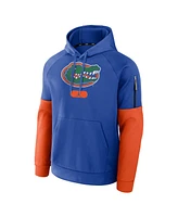 Jordan Men's Royal Florida Gators Fitness Raglan Performance Pullover Hoodie