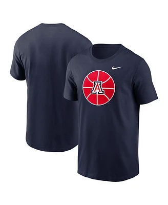 Nike Men's Navy Arizona Wildcats Basketball Logo T-Shirt