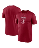 Nike Men's Crimson Alabama Tide On-Court Basketball Legend Practice Performance T-Shirt