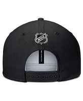 Fanatics Men's Black Anaheim Ducks Authentic Pro Rink Snapback Hat