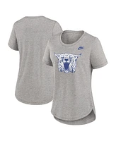 Nike Women's Heather Gray Kentucky Wildcats Legacy Tri-Blend T-Shirt