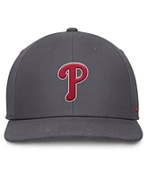 Nike Men's Gray Philadelphia Phillies Pro Performance Snapback Hat