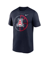 Nike Men's Navy Arizona Wildcats Legend Basketball Icon Performance T-Shirt