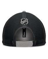 Fanatics Men's Black/Silver Los Angeles Kings Authentic Pro Hometown Rink Foam Trucker Snapback Hat