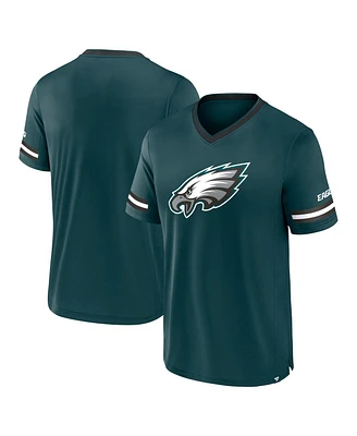 Fanatics Men's Midnight Green Philadelphia Eagles Stripe Stacking T-Shirt