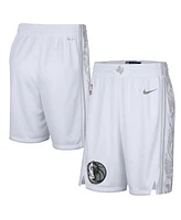 Nike Men's White Dallas Mavericks 2024/25 City Edition Swingman Shorts